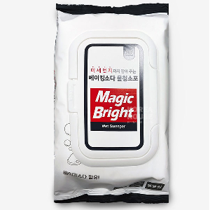 베이킹소다 물청소포 고급형 캡 30매 중형 300 x 200mm