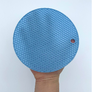 실리콘 냄비 받침대 17cm 블루