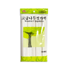 고급 나무젓가락 종이포장 30P