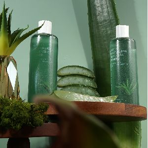 알로에 장미꽃추출물 녹차추출물 여성스킨 300ml 2개