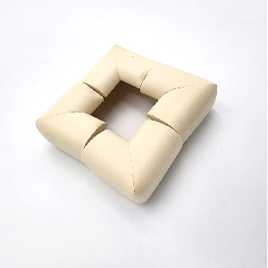 밝은생활 프리미엄 모서리 보호대 쿠션(아이보리 그레이 4p)