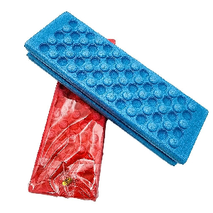 밝은생활 방석 매트(블루 레드)