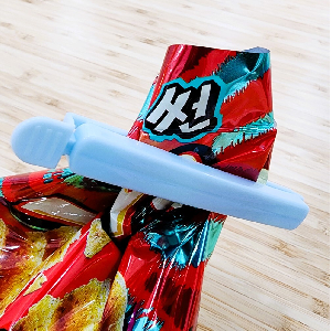 밝은생활 파스텔톤 밀봉 집게(대형 기본 5P)