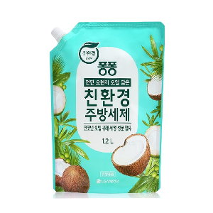 퐁퐁 친환경 주방세제 코코넛오일 1.2L
