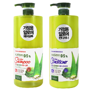 패션칼라 모발 영양공급 알로에 헤어세트 샴푸1_린스1
