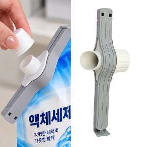 뚜껑형 봉지 밀봉 집게 클립