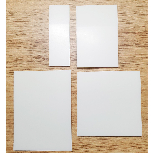 PET 방수 투명필름 점착식 메모지 50매 75x95mm