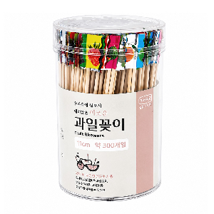 롯데 이라이프 과일꽂이 11cm 300개입